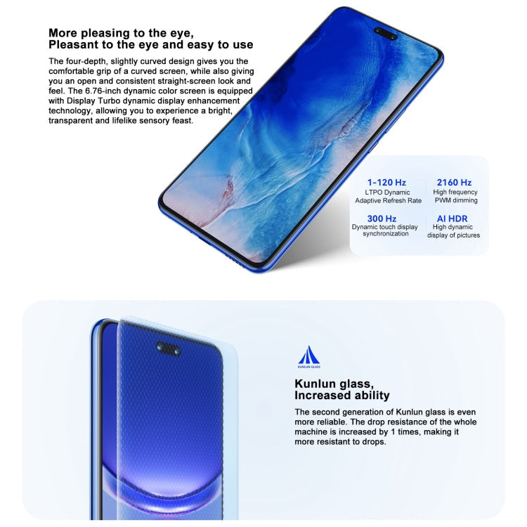 Huawei nova 12 Ultra, 12GB+1TB, Screen Fingerprint Identification, 6.76 inch HarmonyOS 4.0 Octa Core, Network: 4G, NFC, OTG, Not Support Google Play(Black)