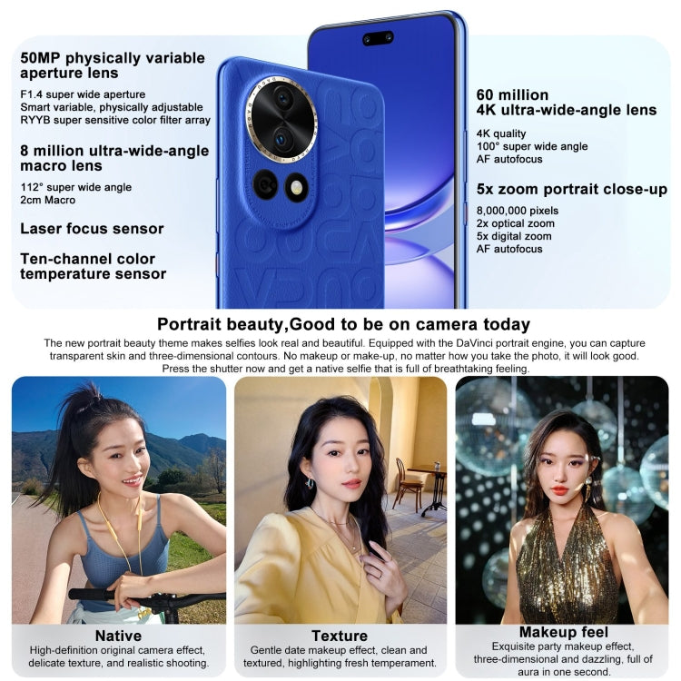 Huawei nova 12 Ultra, 12GB+512GB, Screen Fingerprint Identification, 6.76 inch HarmonyOS 4.0 Octa Core, Network: 4G, NFC, OTG, Not Support Google Play(Grey)