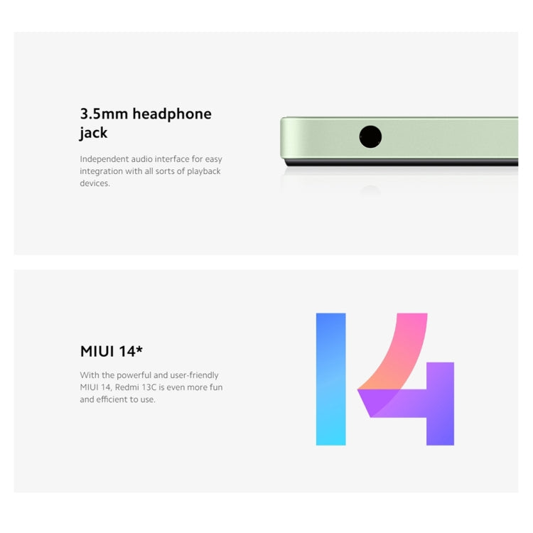 Xiaomi Redmi 13C 5G, 8GB+256GB,  6.74 inch MIUI 14 MediaTek Dimensity 6100+ Octa Core 2.2GHz, NFC, Network: 5G, Not Support Google Play(Starlight Black)