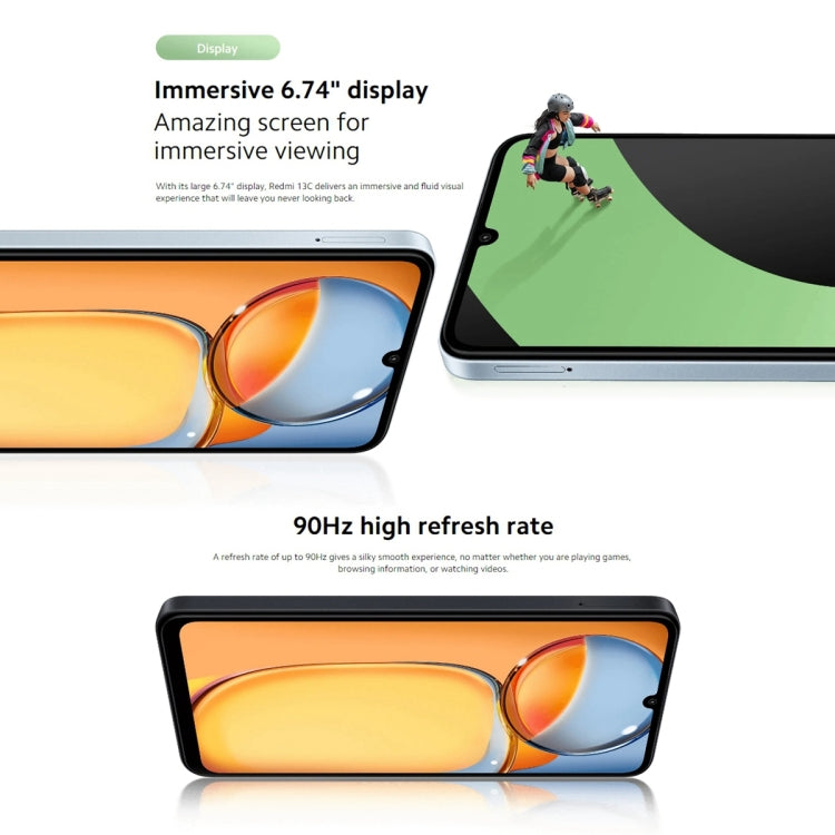 Xiaomi Redmi 13C 5G, 8GB+256GB,  6.74 inch MIUI 14 MediaTek Dimensity 6100+ Octa Core 2.2GHz, NFC, Network: 5G, Not Support Google Play(Starlight Black)