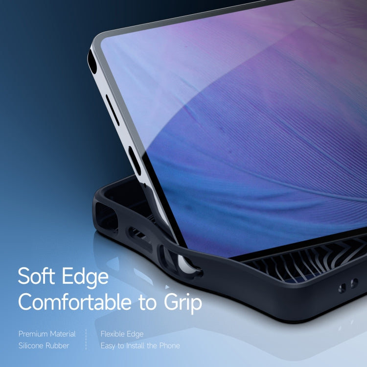 For Samsung Galaxy S25 Ultra 5G DUX DUCIS Aimo Mag Series MagSafe Ring Holder Frosted Phone Case(Black)