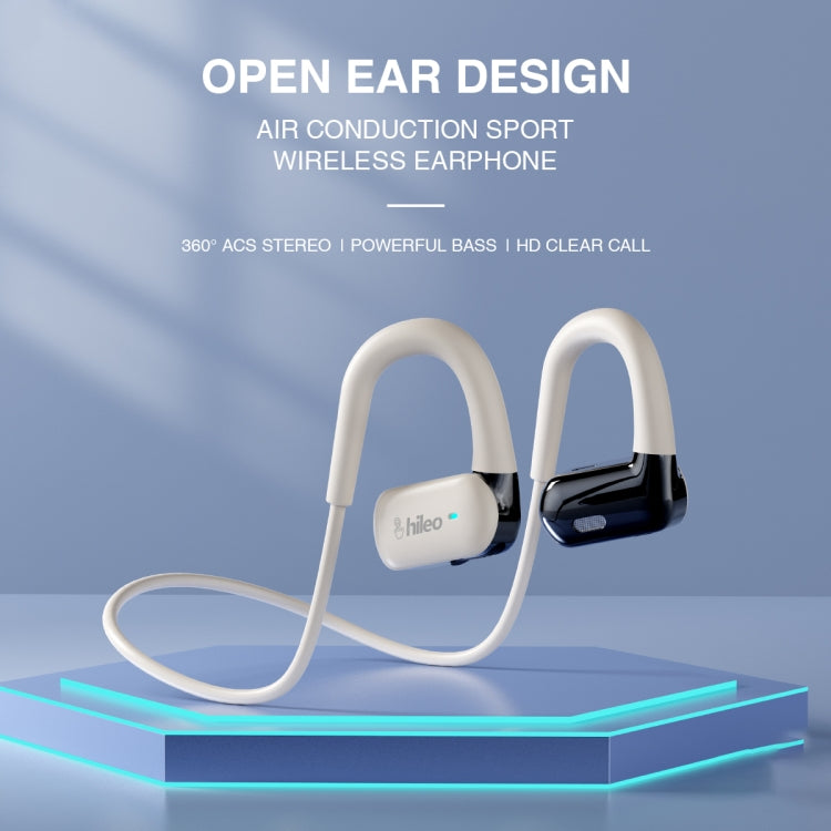 Hileo Hi77 TWS Waterproof Noise Reduction Sports Bluetooth Earphone(Black)