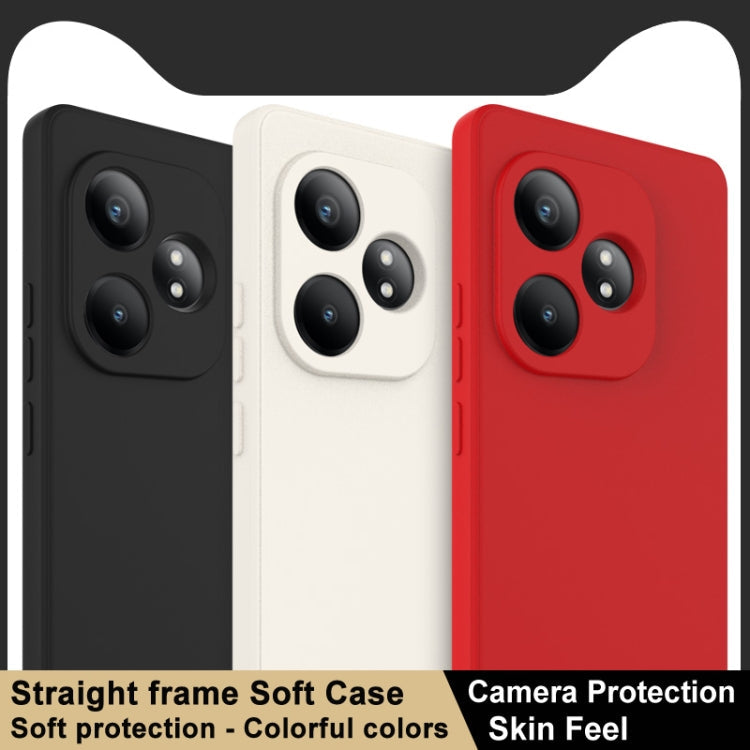 For Realme GT 6 5G Global imak UC-4 Series Straight Edge TPU Phone Case(White)