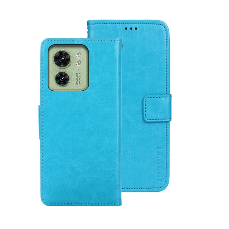 idewei Crazy Horse Texture Leather Phone Case, For Motorola Edge 40 Neo, For Motorola Edge 40 5G, For Motorola Edge 40 Pro 5G