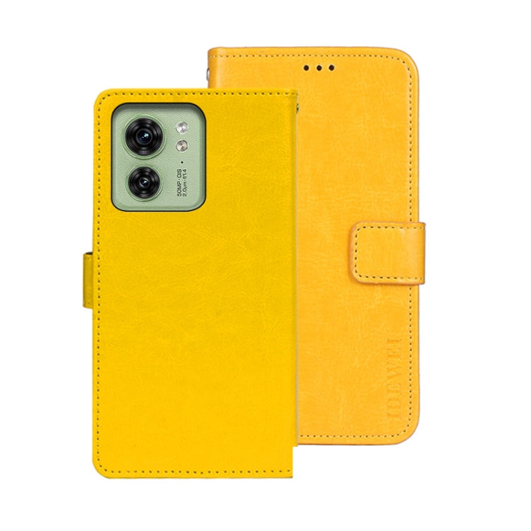 idewei Crazy Horse Texture Leather Phone Case, For Motorola Edge 40 Neo, For Motorola Edge 40 5G, For Motorola Edge 40 Pro 5G