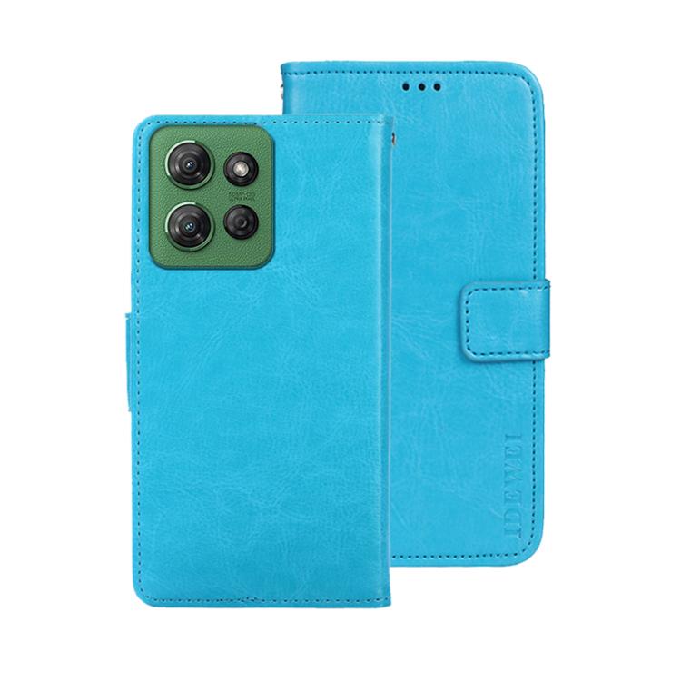 idewei Crazy Horse Texture Leather Phone Case, For Motorola Moto G15, For Motorola Moto G Power 2025, For Motorola Moto G75 5G