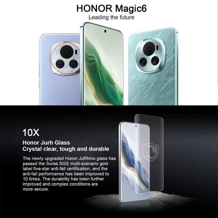 Honor Magic6, 16GB+512GB, 6.78 inch Magic OS 8.0 Snapdragon 8 Gen 3 Octa Core up to 3.3GHz, Network: 5G, OTG, NFC, Support Google Play(Black)