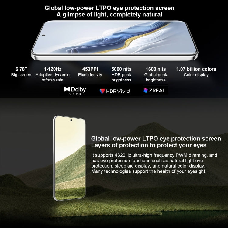 Honor Magic6, 16GB+512GB, 6.78 inch Magic OS 8.0 Snapdragon 8 Gen 3 Octa Core up to 3.3GHz, Network: 5G, OTG, NFC, Support Google Play(Black)