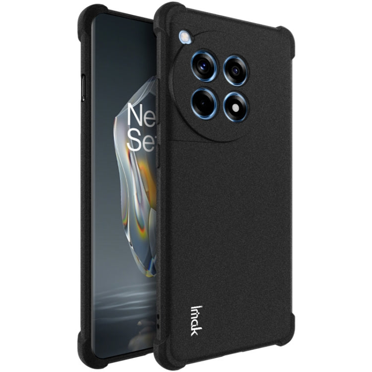 For OnePlus Ace 3 5G imak Shockproof Airbag TPU Phone Case(Matte Black)