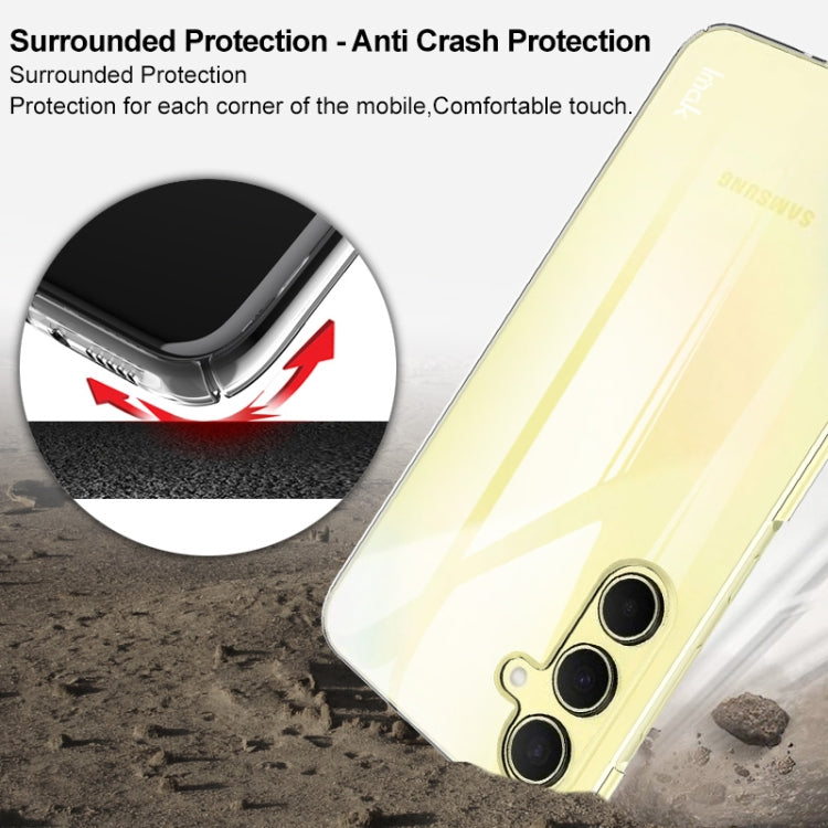 For Samsung Galaxy A55 5G imak Wing II Wear-resisting Crystal Phone Protective Case
