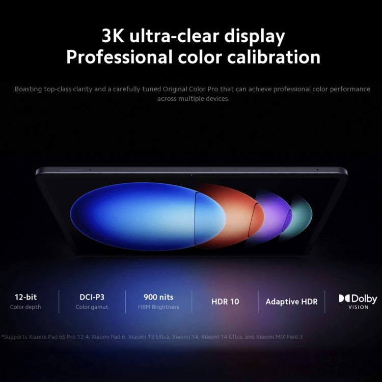 Xiaomi Pad 6S Pro 12.4 inch, 12GB+512GB, HyperOS Qualcomm Snapdragon 8 Gen2 Octa Core, 10000mAh Battery(Green)