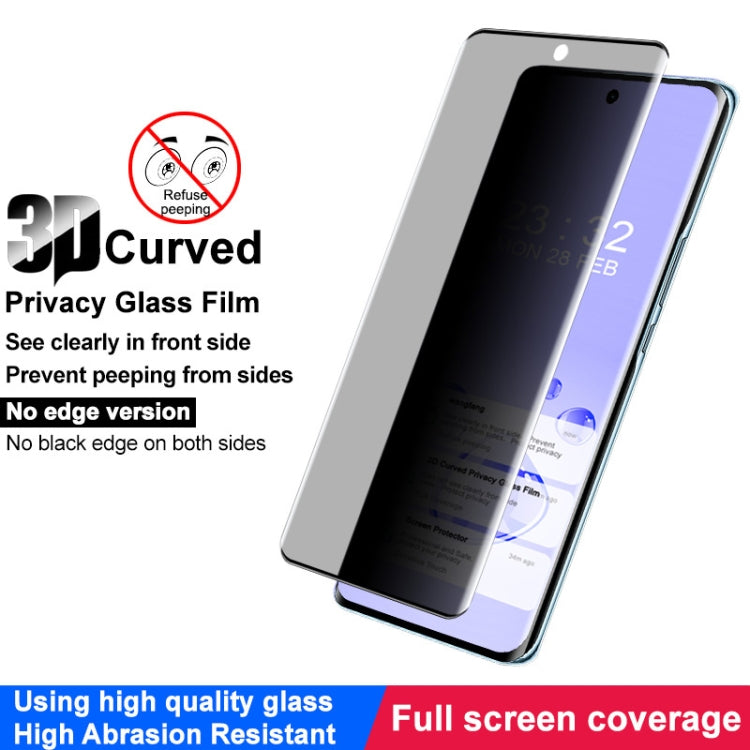For Honor X50 5G imak No Edge Version 3D Curved Privacy Full Screen Tempered Glass Film