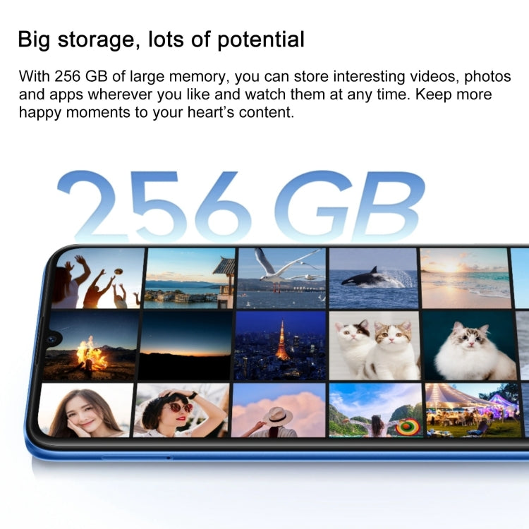 HUAWEI Enjoy 70z, 8GB+256GB, Side Fingerprint Identification, 6.75 inch HarmonyOS 4.0 Octa Core 2.4GHz, Network: 4G, Not Support Google Play(White)