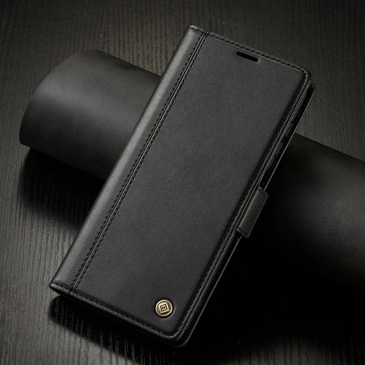 For Samsung Galaxy A15 4G / 5G LC.IMEEKE Skin-friendly Card Slots Leather Phone Case(Black)