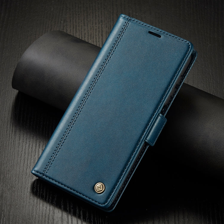 For Samsung Galaxy A15 4G / 5G LC.IMEEKE Skin-friendly Card Slots Leather Phone Case(Blue)