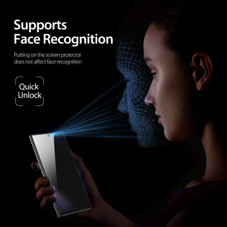 For Samsung Galaxy S24 Ultra 5G 5pcs DUX DUCIS 0.33mm 9H High Aluminum Anti-spy HD Tempered Glass Film