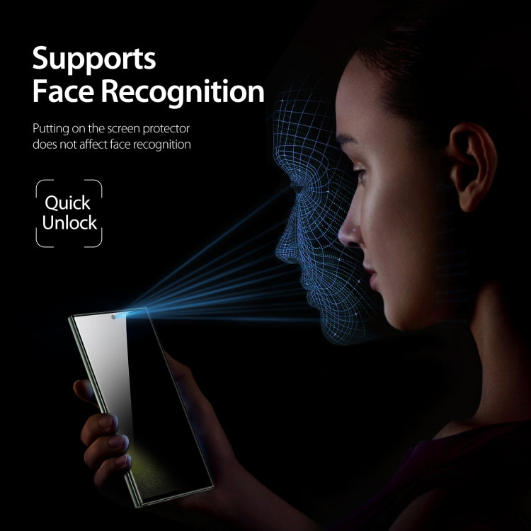 For Samsung Galaxy S23 Ultra 5G 5pcs DUX DUCIS 0.33mm 9H High Aluminum Anti-spy HD Tempered Glass Film