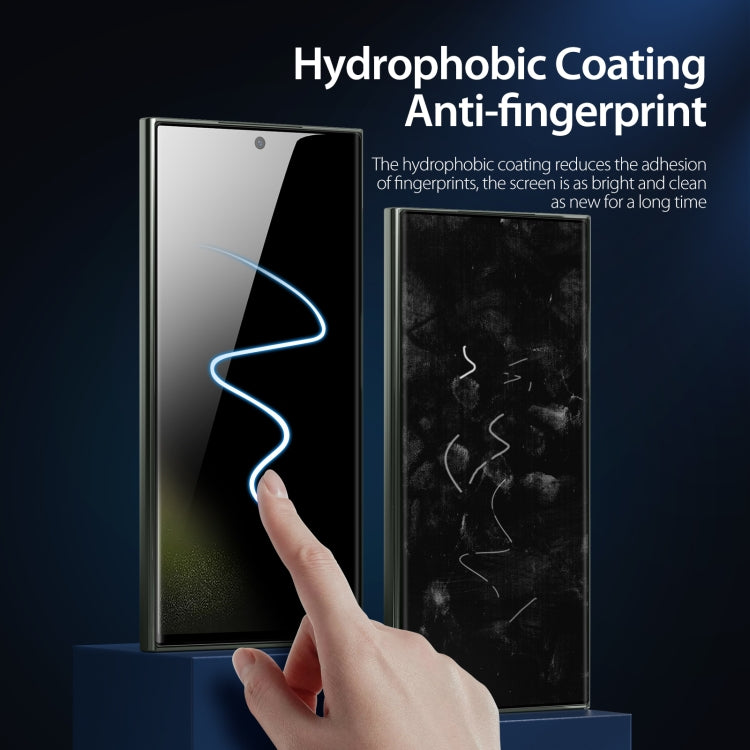 For Samsung Galaxy S23 Ultra 5G 5pcs DUX DUCIS 0.33mm 9H High Aluminum Anti-spy HD Tempered Glass Film