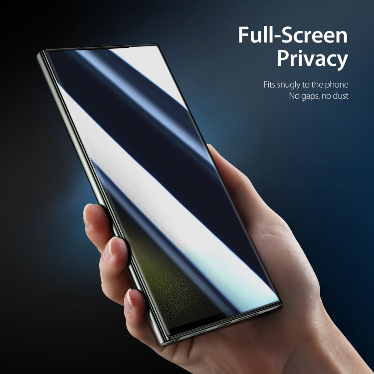 For Samsung Galaxy S23 Ultra 5G 5pcs DUX DUCIS 0.33mm 9H High Aluminum Anti-spy HD Tempered Glass Film