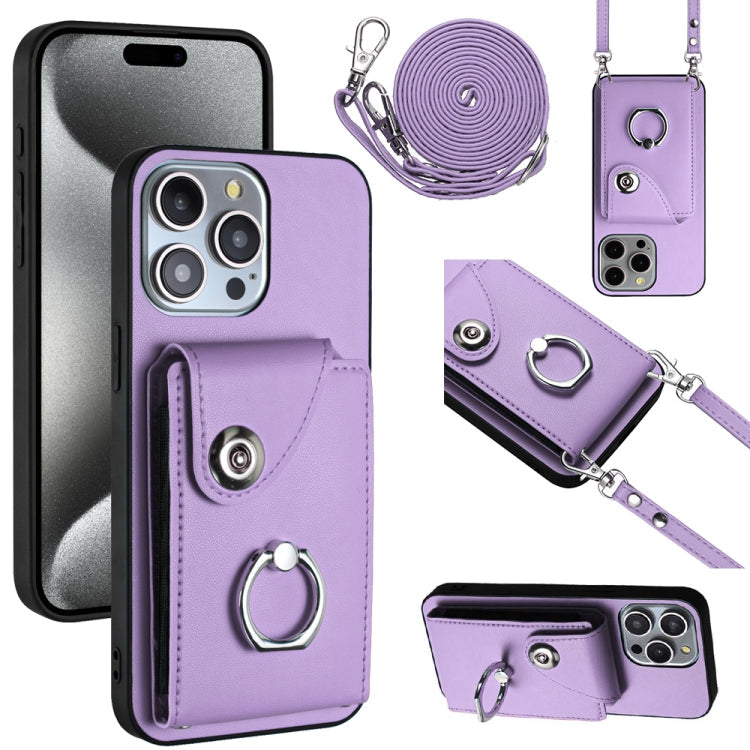 Organ Card Bag Ring Holder Phone Case with Long Lanyard, For iPhone 14 Pro Max, For iPhone SE 2022 / 2020 / 8 / 7, For iPhone 13 Pro Max, For iPhone 13 Pro