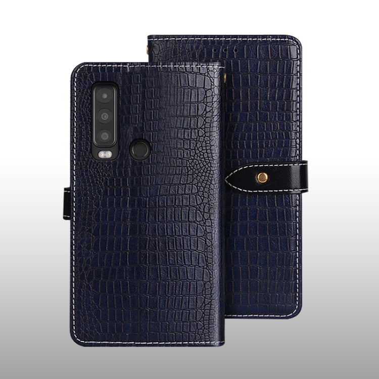 idewei Crocodile Texture Leather Phone Case, For CAT S75