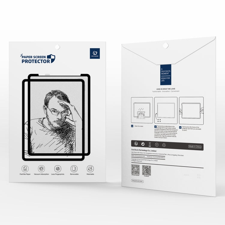 For iPad Air 11 2024 / 2025 / 2026 DUX DUCIS Naad Series Removable Paper-like Screen Protector