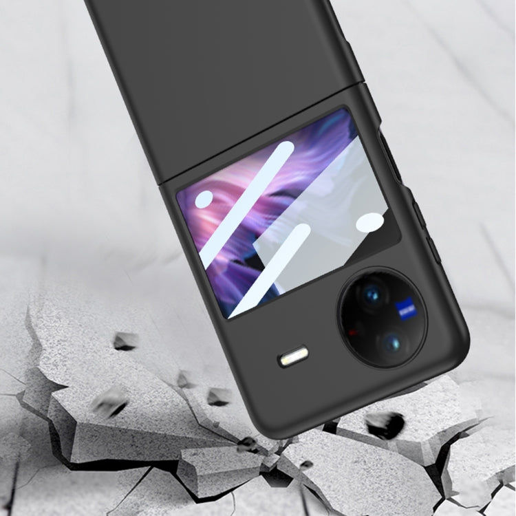For vivo X Flip GKK Integrated Ultra-thin Full Coverage Flip Phone Case(Purple)