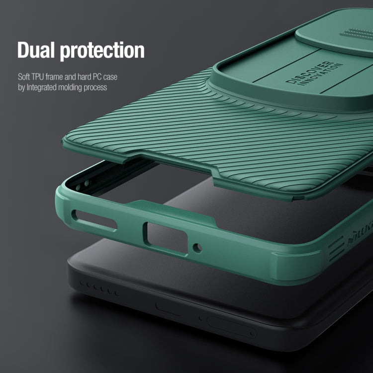 For Honor Magic6 Pro NILLKIN Black Mirror Pro Series Camshield PC Phone Case(Blue)