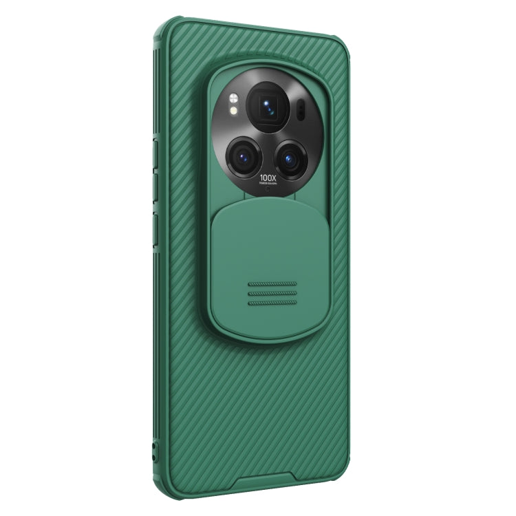 For Honor Magic6 Pro NILLKIN Black Mirror Pro Series Camshield PC Phone Case(Green)
