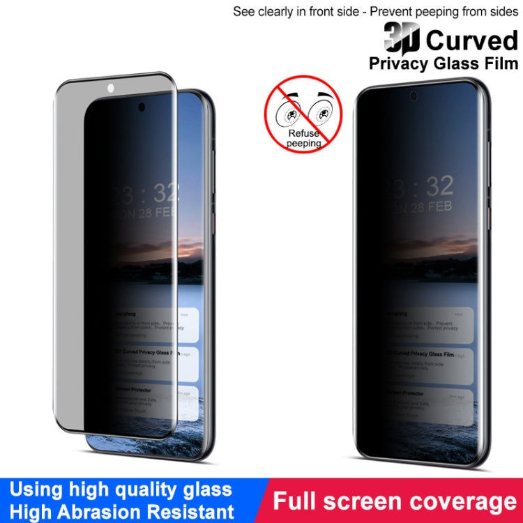 For Huawei Pura 70 Ultra imak 3D Curved HD Full Screen Anti-spy Tempered Glass Protective Film