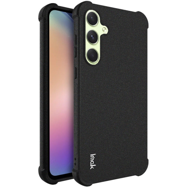 For Samsung Galaxy A35 5G imak Shockproof Airbag TPU Phone Case(Matte Black)