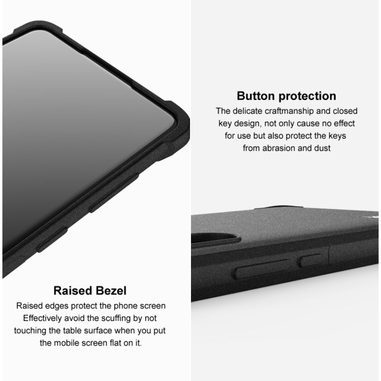 For Honor Magic6 5G imak Shockproof Airbag TPU Phone Case(Matte Black)