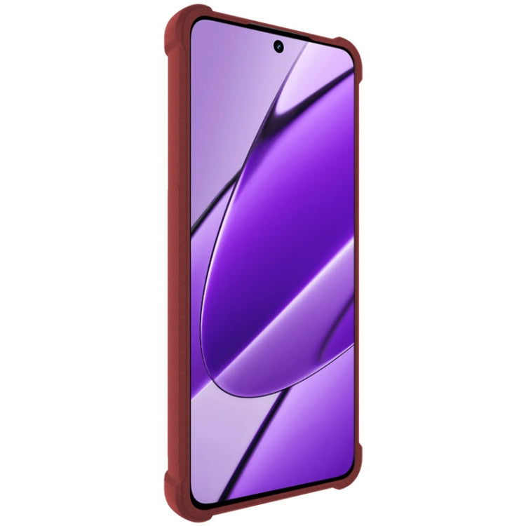 For Realme V50 5G / V50s 5G imak Shockproof Airbag TPU Phone Case(Matte Red)