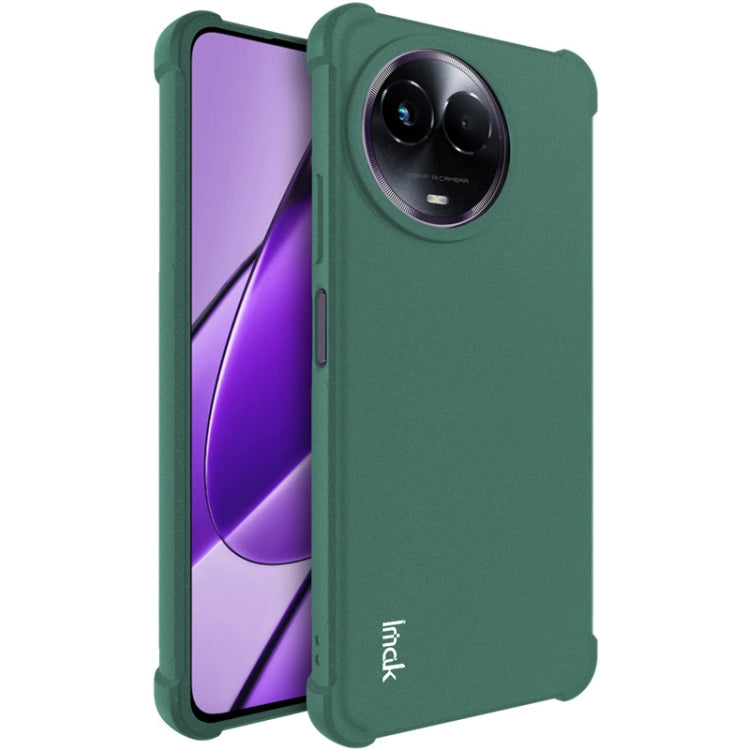 For Realme 11 5G Global/11x 5G Global/C67 5G Global imak Shockproof Airbag TPU Phone Case(Matte Green)