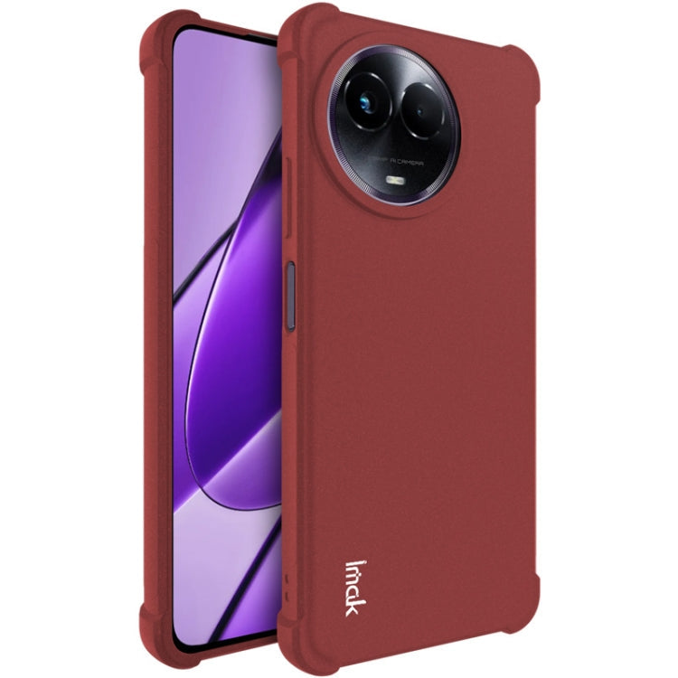 For Realme 11 5G Global/11x 5G Global/C67 5G Global imak Shockproof Airbag TPU Phone Case(Matte Red)