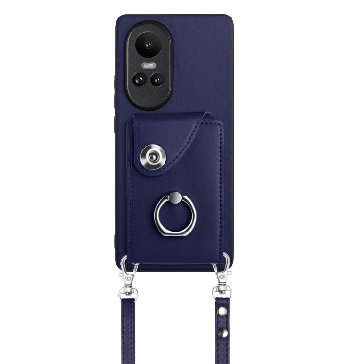 Organ Card Bag Ring Holder Phone Case with Long Lanyard, For OPPO Reno10/Reno10 Pro 5G Global, For OPPO A78 4G Global, For OPPO A17 Global, For OPPO A79 5G Global