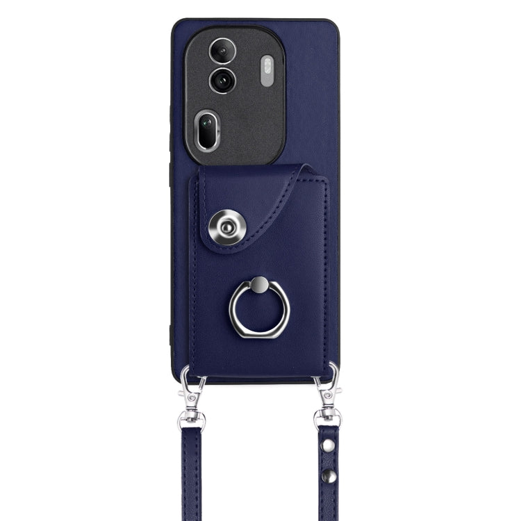Organ Card Bag Ring Holder Phone Case with Long Lanyard, For OPPO Reno11 Pro Global, For OPPO A58/A58x/A1x/A2x, For OPPO A38 4G / A18 4G Global, For OPPO A58 4G Global