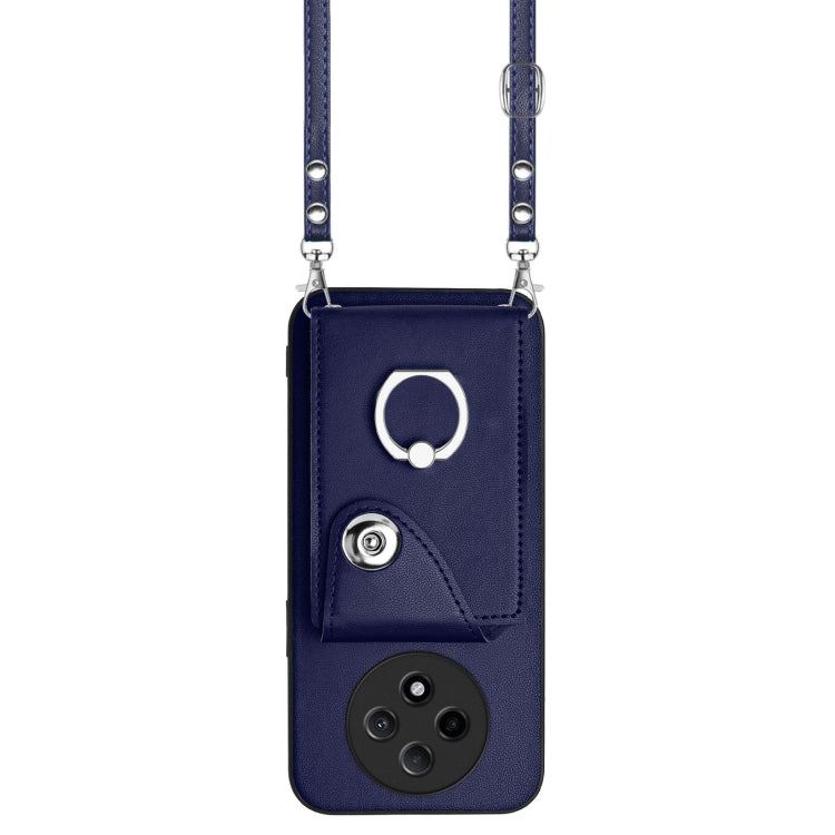 Organ Card Bag Ring Holder Phone Case with Long Lanyard, For OPPO A3 Pro 5G, For OPPO F25 Pro 5G India, For OPPO Reno11 F Thai Version, For OPPO Reno11 Global