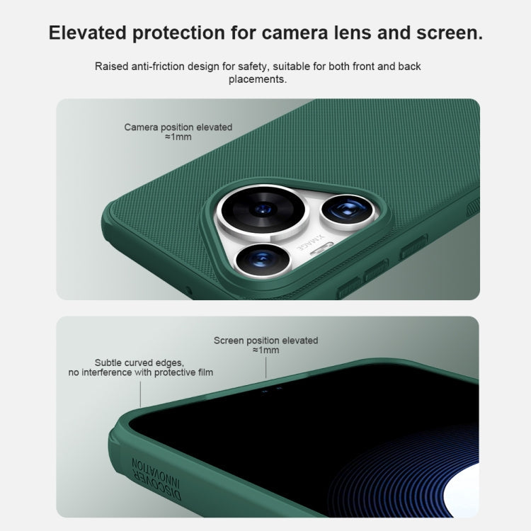 For Huawei Pura 70 Pro / 70 Pro+ NILLKIN Frosted Shield Pro PC + TPU Phone Case(Blue)