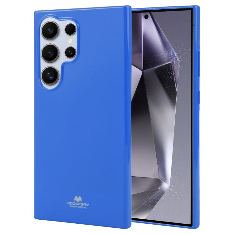 For Samsung Galaxy S24 Ultra 5G GOOSPERY PEARL JELLY Shockproof TPU Phone Case(Blue)