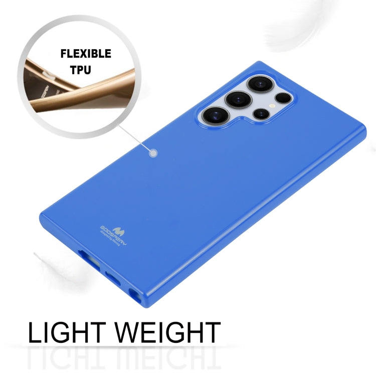 For Samsung Galaxy S24 Ultra 5G GOOSPERY PEARL JELLY Shockproof TPU Phone Case(Blue)