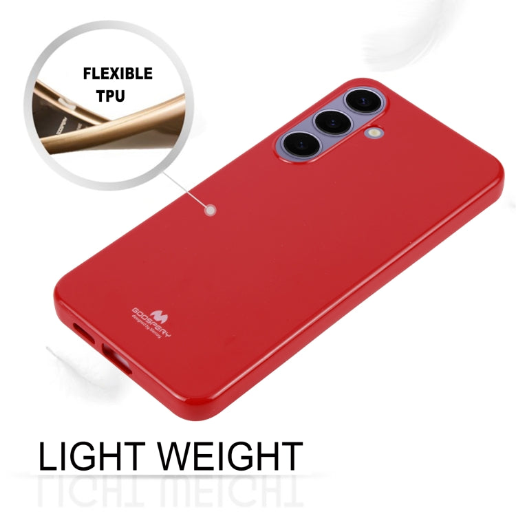 For Samsung Galaxy S24+ 5G GOOSPERY PEARL JELLY Shockproof TPU Phone Case(Red)