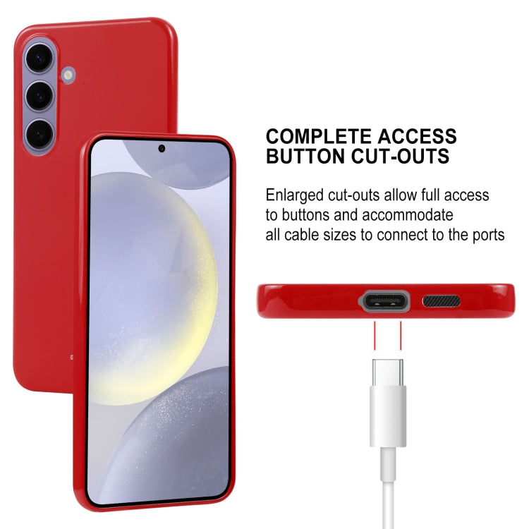 For Samsung Galaxy S24+ 5G GOOSPERY PEARL JELLY Shockproof TPU Phone Case(Red)