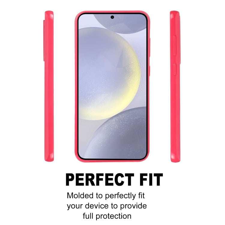 For Samsung Galaxy S24 5G GOOSPERY PEARL JELLY Shockproof TPU Phone Case(Rose Red)