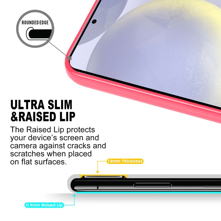 For Samsung Galaxy S24 5G GOOSPERY PEARL JELLY Shockproof TPU Phone Case(Rose Red)