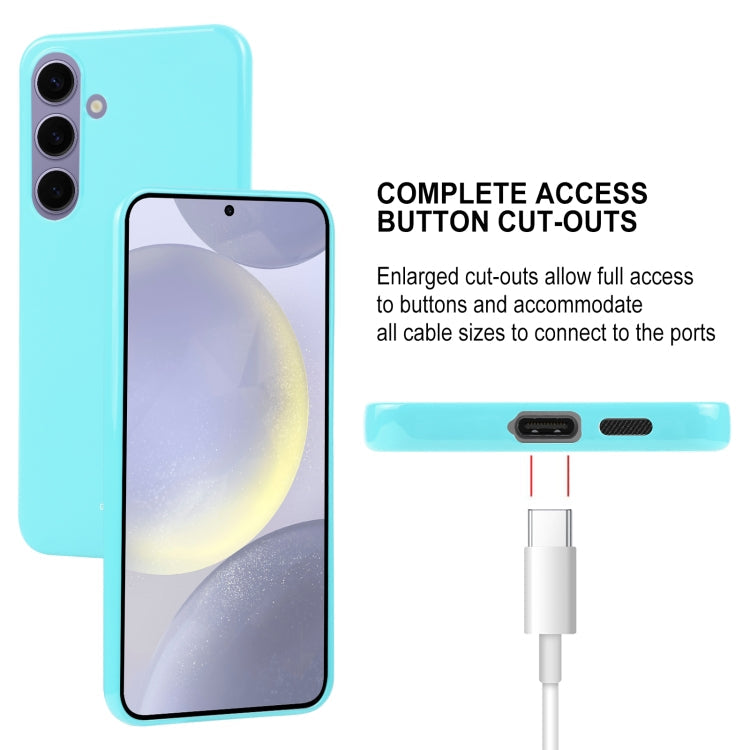 For Samsung Galaxy S24 5G GOOSPERY PEARL JELLY Shockproof TPU Phone Case(Mint)