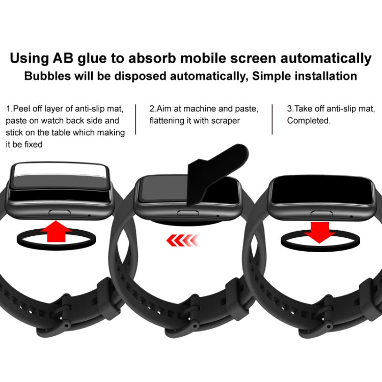 IMAK Plexiglass HD Watch Protective Film, For Samsung Galaxy Fit3
