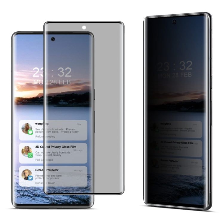 For Google Pixel 7 Pro imak 3D Curved HD Full Screen Anti-spy Tempered Glass Protective Film