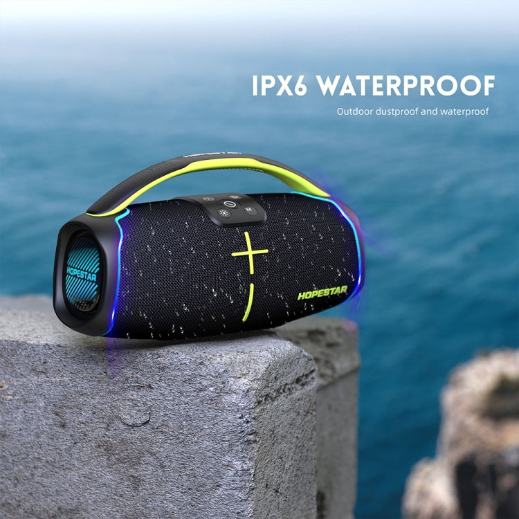 HOPESTAR H61 Outdoor IPX6 Waterproof Portable 50W Surround Bluetooth Speaker(Black)