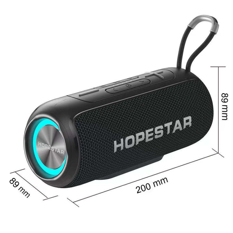 HOPESTAR P26 Outdoor Portable lPX6 Waterproof Dazzling Bluetooth Speaker(Navy Blue)